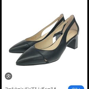 Cole Haan Black Leather Heels